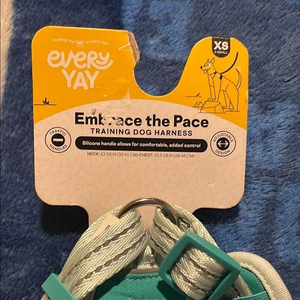 EveryYay Turquoise Dog Harness